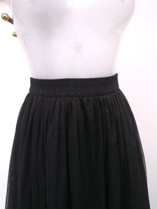Tulle Layered Flare Skirt
