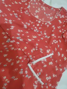 Beautiful Pink Floral Salwar Kameez Suit