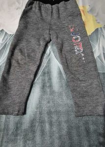 Gray Joggers With Full Sleeves Tshirt