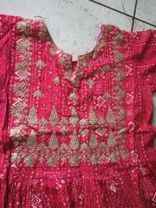 heavy reyon Alia cut kurti