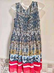 🎄Buy 1, Get 1 Free🎁L/XL Patterned Casual Dress