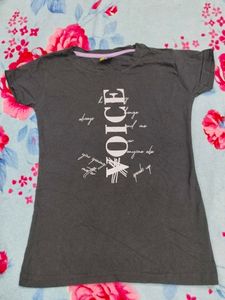 Black Graphic Print T-Shirt