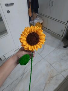 crochet sunflower