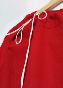 Red Color Saree Peticot/Petticoat (Women)