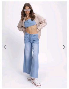 Blue Straight Jeans