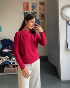 Red Pullover Sweater