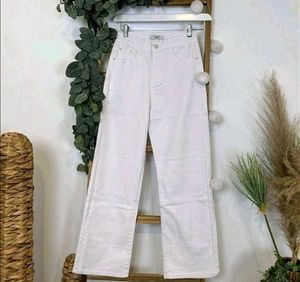 Set Urbanic Top+New Denim White Trouser