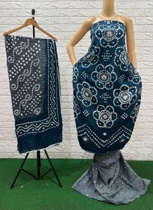 🍁BANDHANI EDGING DRESS MATERIAL🍁