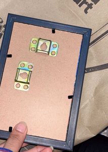 Framed Camping Scene Painting