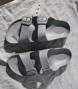 Birkenstock Arizona Essentials Silver - Size 39