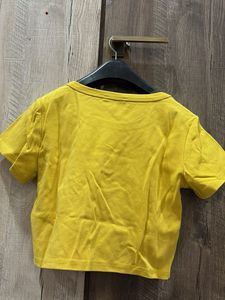 Yellow Crop Top