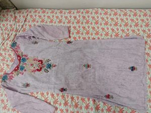 Lavender Pakistani Suit