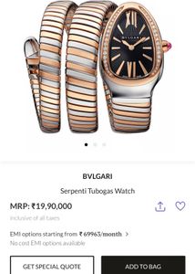 Today’s Unbelievable Bvlgari Serpenti Watch