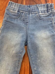 Kids Blue Denim Jeans For 3-5 Year Olds