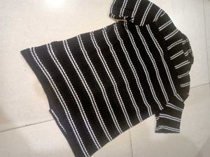 Striped Knit Sweater