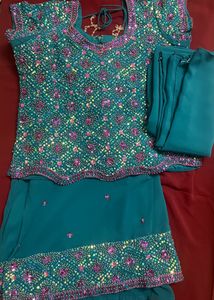 Blue Ghagra Choli
