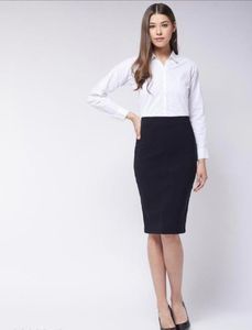 Elegant Black Pencil Skirt