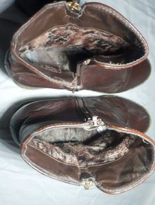 Brown Leather Boots
