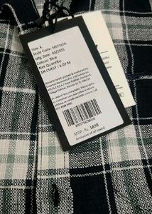 US Imported Rare Textured Plaid Flannel Shirt