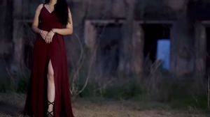 Elegant Maroon Maxi Dress