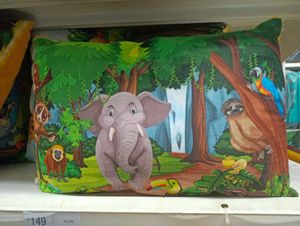 Kids&#39; Jungle Pillow
