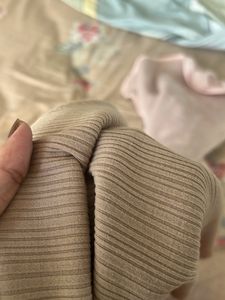Semi Turtle Neck Beige Top