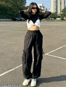 Black Cargo Pants