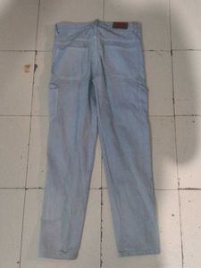 Light Blue Cargo Jeans