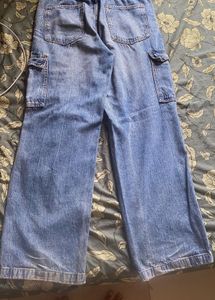 H&amp;M Denim Cargo Jeans