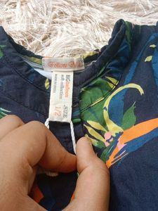 Tropical Print Dress