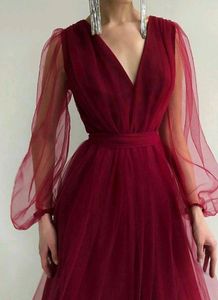 V Neck Knee Length Dress
