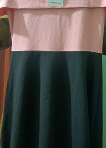 Peach Dress Of Size-M.