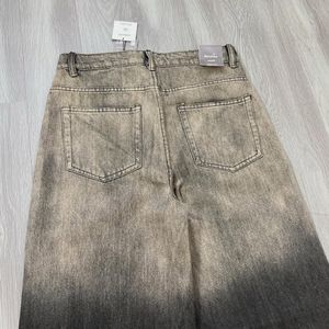 Bershka Wideleg Snakeprint Denim