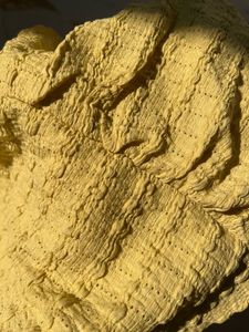 Yellow Puff Sleeve Crop Top