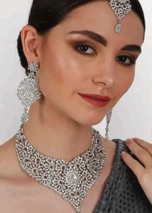 2 Earing Sets And 1 Necklace Set