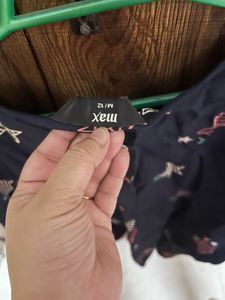 Very Stylish Navy Blue Max Top