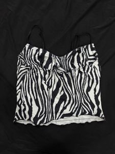 Zebra Print Cami Top