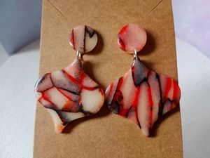 Handmade Clay Earrings (3)