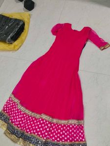 Elegant Pink Anarkali Suit