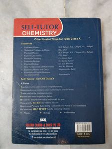 ICSE SELF HELP CHEMISTRY CLASS 10