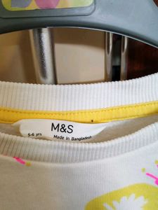 Butterfly Marks And Spencer Sweatshirt For Girls