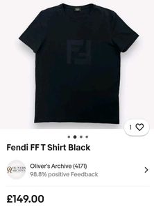 FENDI FF LOGO TSHIRT