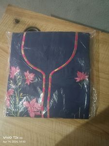 Women Unstitched Cotton Suit With Dupatta