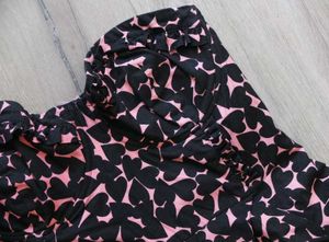 H&amp;M Black Pink Tube Dress