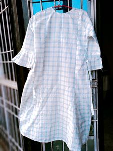 Beutiful Chak Design Frock Dress 👗