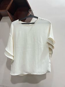 Ruffled Sleeve Top