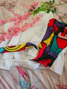 Funky Colour Shirt With Knot Tie