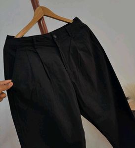 ILLUMINATE Baggy Pleated Cotton Trouser Men