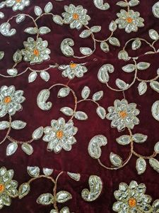 Velvet Skirt Lehenga