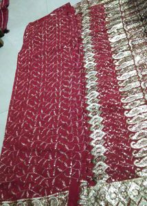 Bridal saare (Blouse Attached Withim Saare )